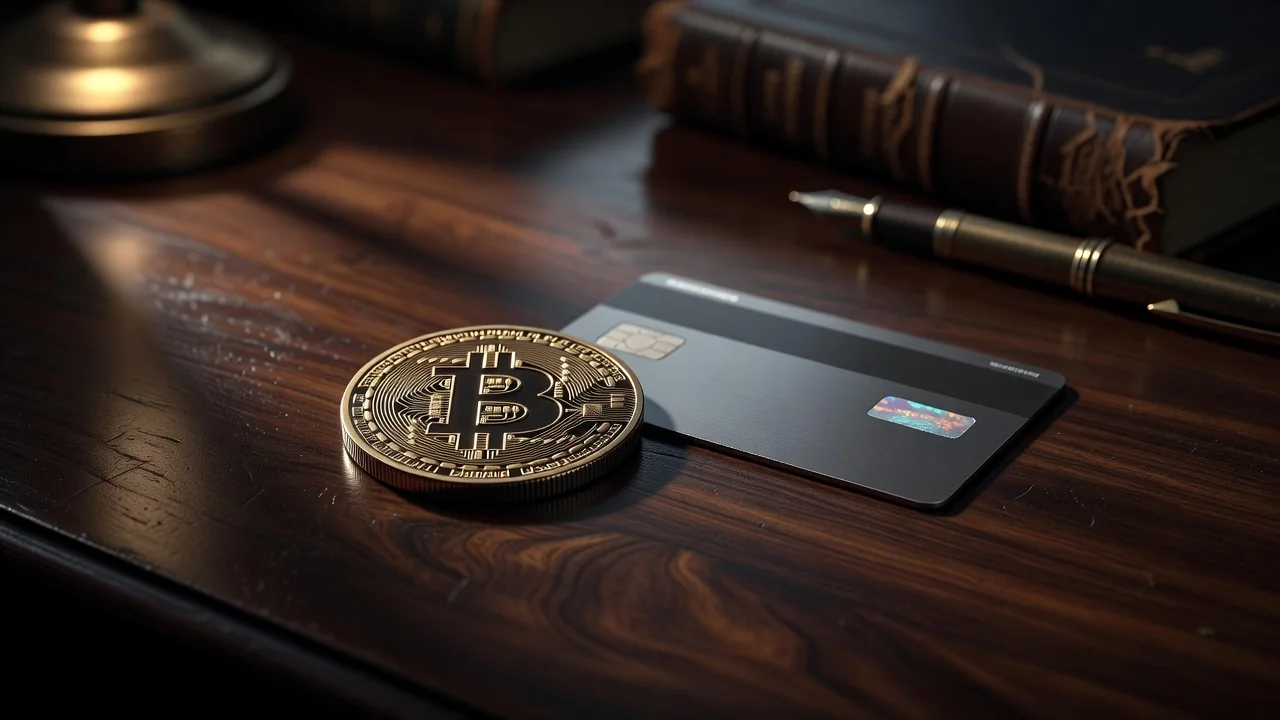 Crypto and card next to a Julius deposit form